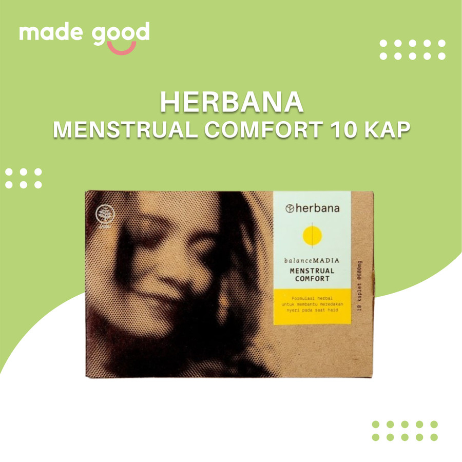 Jual Herbana Balance Madia Menstrual Comfort 10 Kaplet Obat Herbal