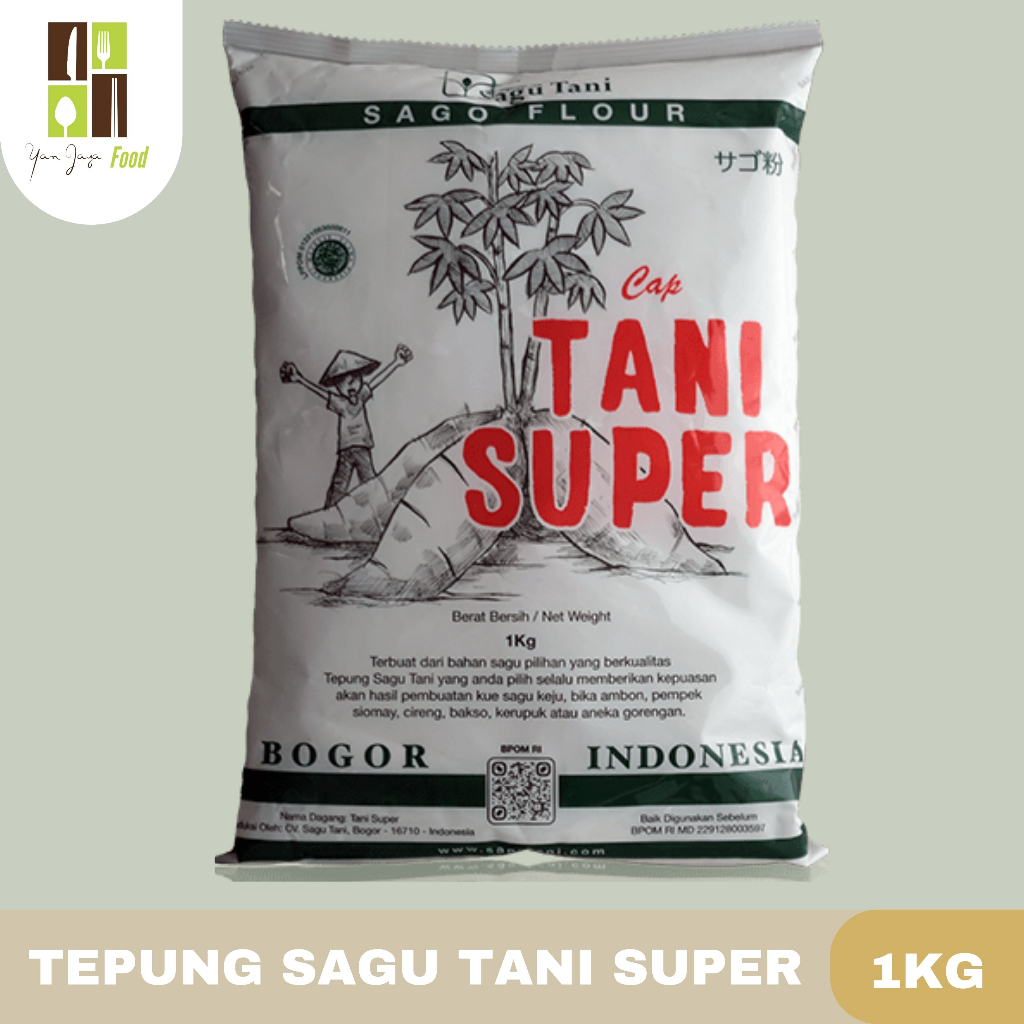 Jual Tepung Sagu Tani Supersagu Flour 500g1kg Shopee Indonesia 3027