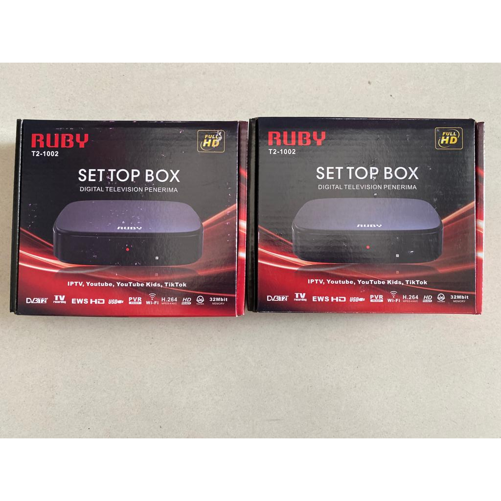 Jual STB RUBY T2-1002 / DCOLOR DIGITAL RECEIVER / Set Top Box MURAH ...