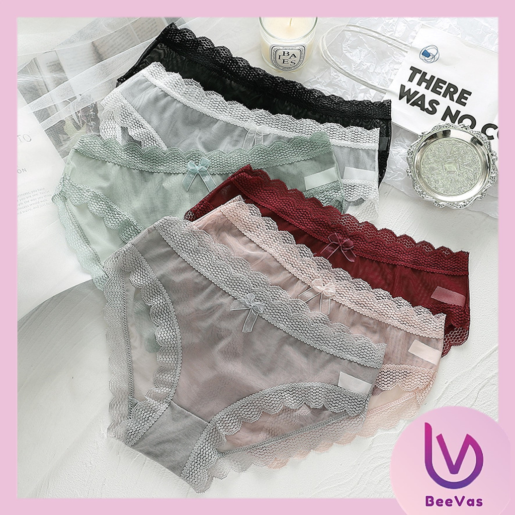 Jual BV.ID CD1236 Celana Dalam Wanita Seksi CD Transparan Renda Brukat ...