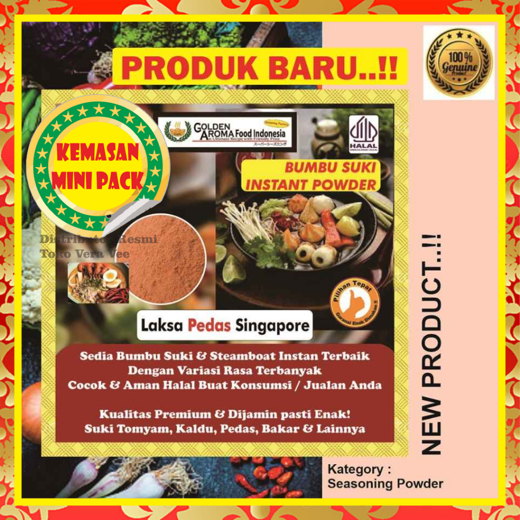 Jual Bumbu Suki Halal Laksa Pedas Singapore 50gr Shabu Hotpot Sample