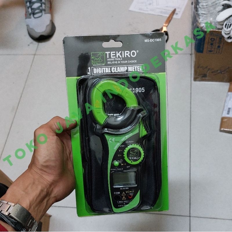 Jual TEKIRO MSDC1905 digital clamp meter / tang amper digital Shopee