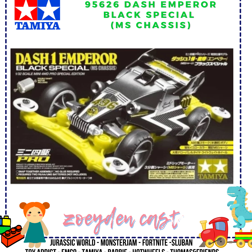 Jual Tamiya 95296 Dash 1 Emperor Black Special | Shopee Indonesia