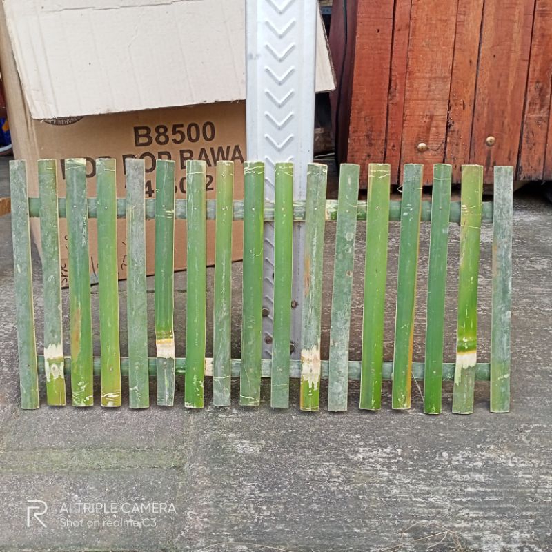 Jual bambu pagar/pagar jadi/pagar tanaman hias | Shopee Indonesia