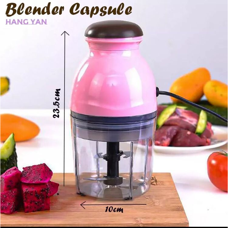 Jual Blender Mini Kapsul Blender Bumbu Penggiling Daging Chopper Capsul ...