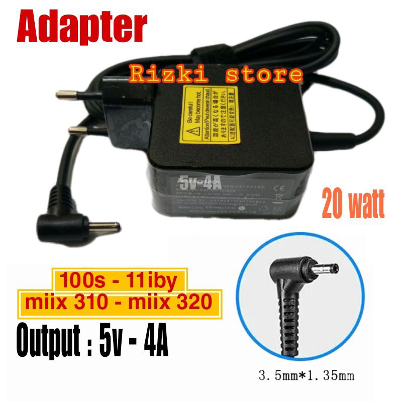 Cargador Lenovo Ideapad 100s 11iby Miix 310-10 5v 4a 20w En México - Foto 7