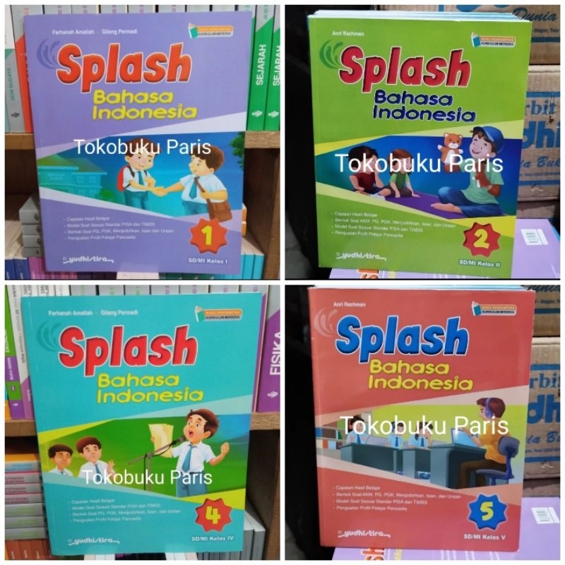 Jual ORI Buku Kerja SPLASH Bahasa Indonesia Sd/mi Kelas 1 2 4 5 ...