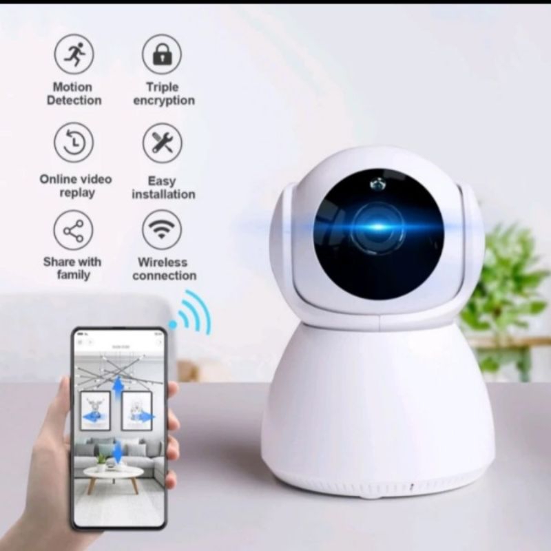 Jual IP CAMERA SNOWMAN 8MP WIFI WIRELESS HD 1080P CAMERA CCTV V380 ...