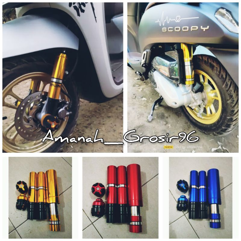 Jual Paket Komplit Cover Shock Depan Belakang Plus Jalu As Motor Honda