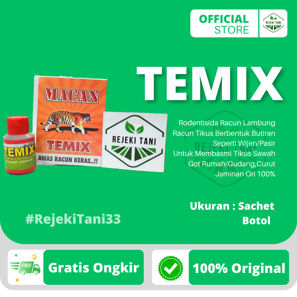 Jual Rodensida TEMIK Botol TEMIX MACAN Sacset Set Saset Racun Tikus ...