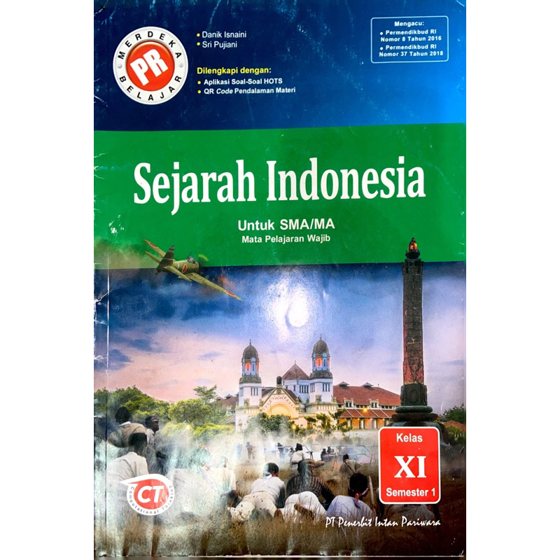 Jual Buku Pr Interaktif Sejarah Indonesia Wajib Sma Ma Kelas Semester Intan Pariwara