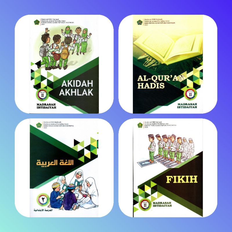 Jual Buku Siswa Kelas 2 MI( B.Arab,Fikih, Al-Quran Hadis Akidah Akhlak ...