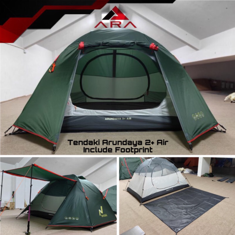 Jual Tendaki Arundaya 2 Air Tenda Camping Kapasitas 2 Orang Double Layer Shopee Indonesia 6201