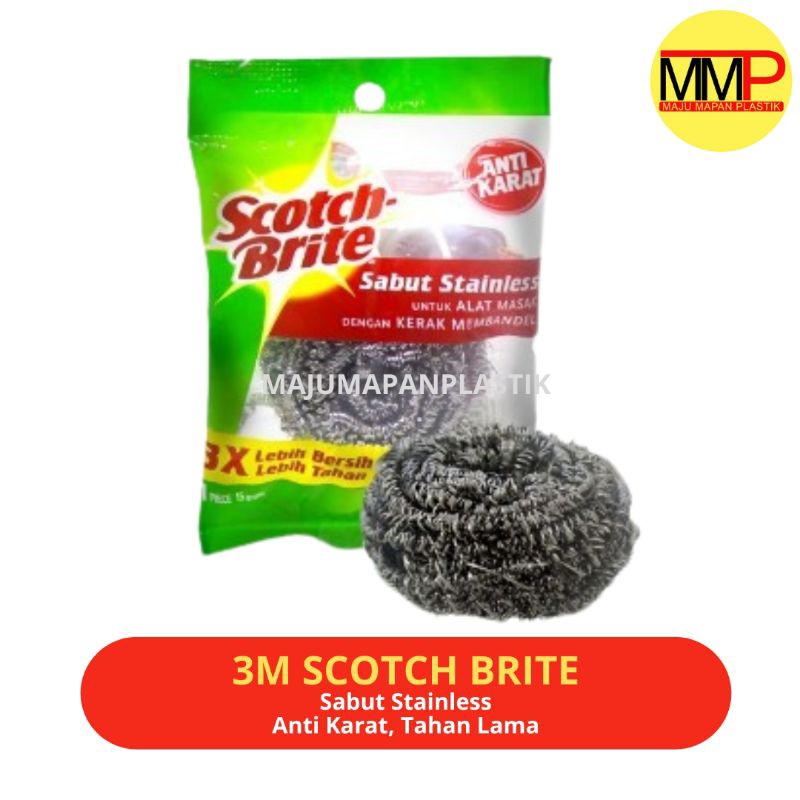 Jual M Scotch Brite Gosokan Stainless Sabut Stainless Sabut Kawat Cuci Piring Shopee