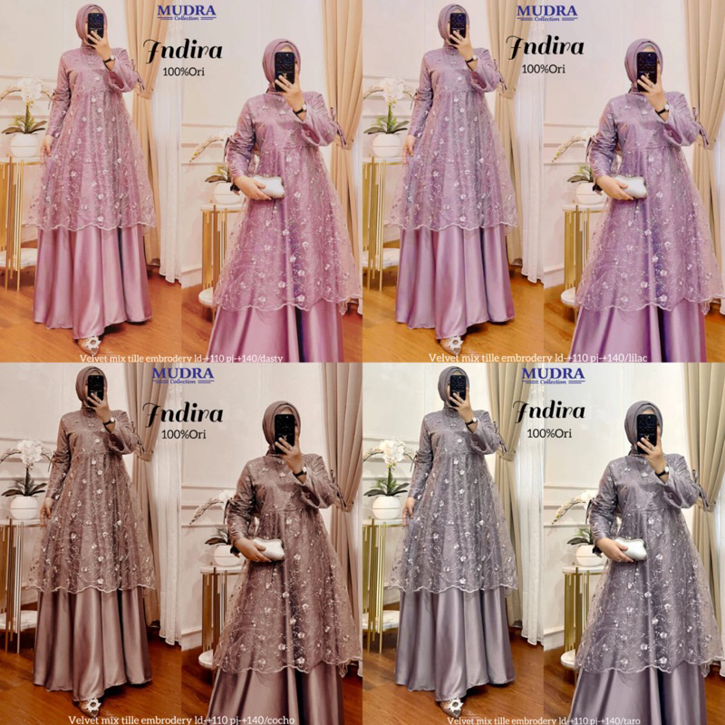 Jual Indira Dress Original By Mudra Dress Kondangan Premium Shopee