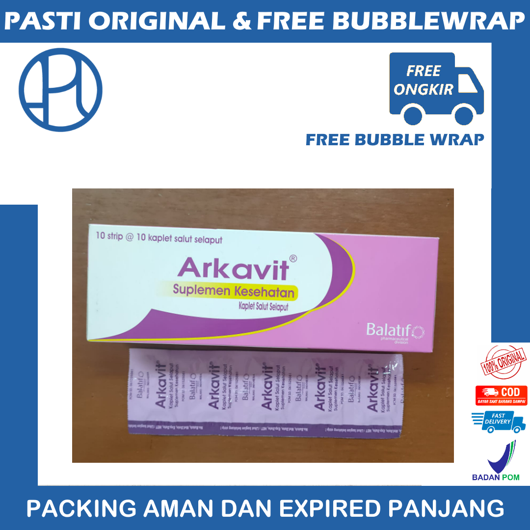 Jual ARKAVIT UNGU PER BOX ISI 10 STRIP MULTIVITAMIN | Shopee Indonesia