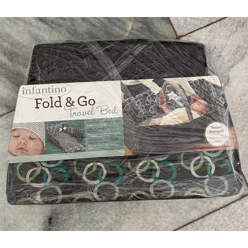 Jual Preloved Infantino Fold Go Travel Bed Shopee Indonesia