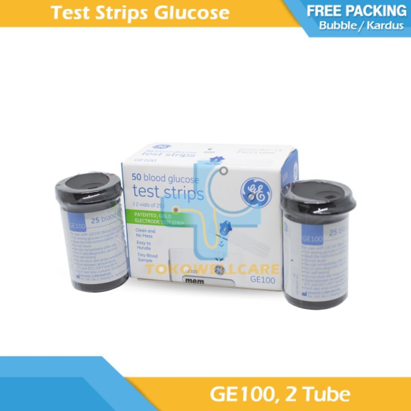 Jual GE100 Blood Glucose Test Strip Gula Darah Shopee Indonesia