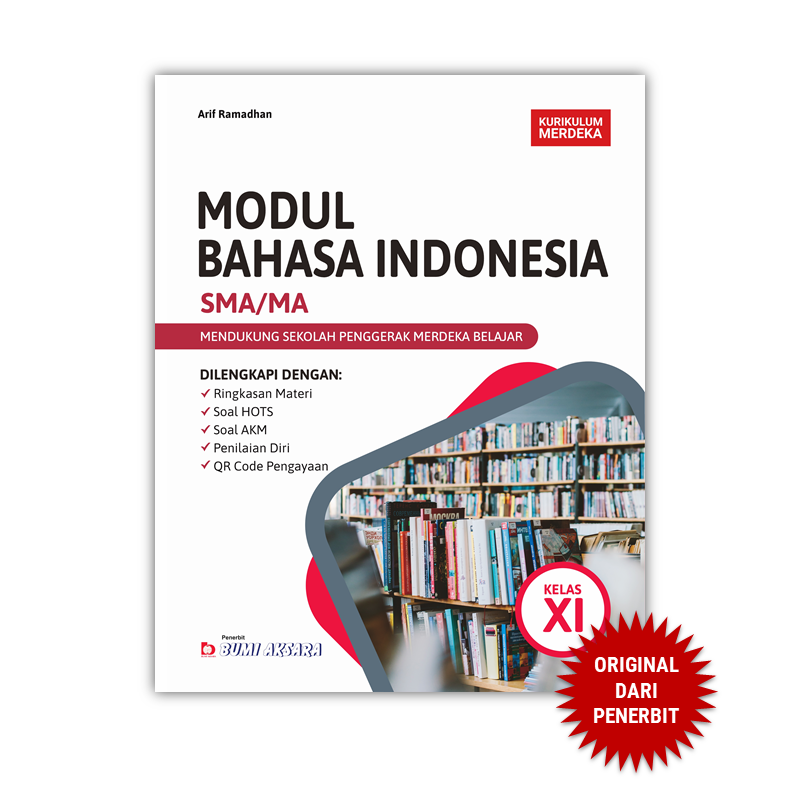 Jual Modul Bahasa Indonesia Kelas Xi Sma Ma Kurikulum Merdeka Bumi