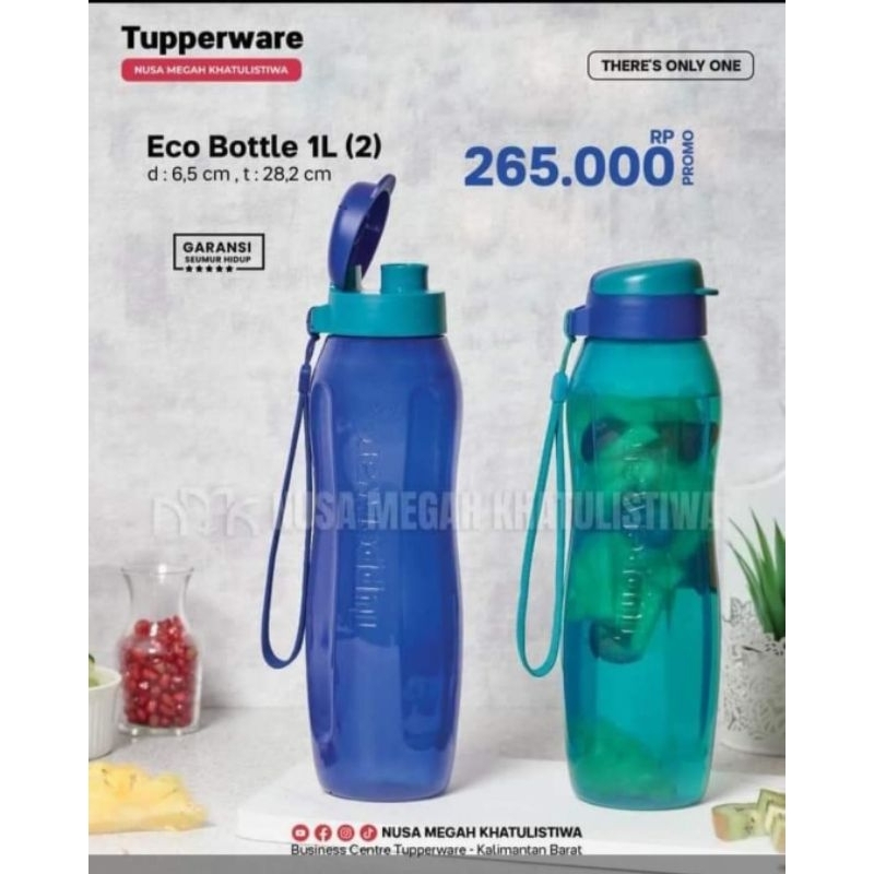 Jual Eco Bottle 1L (2 Pcs) | Shopee Indonesia