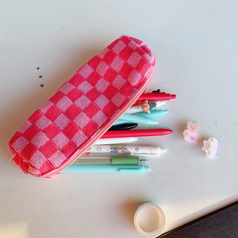 MURMURE | TAS PENSIL RAJUTAN MESH INS KOTA PEMSIL TEMPAT PENSIL KOREA  KAPASITAS BESAR POUCH KOSMETIK TRAVEL