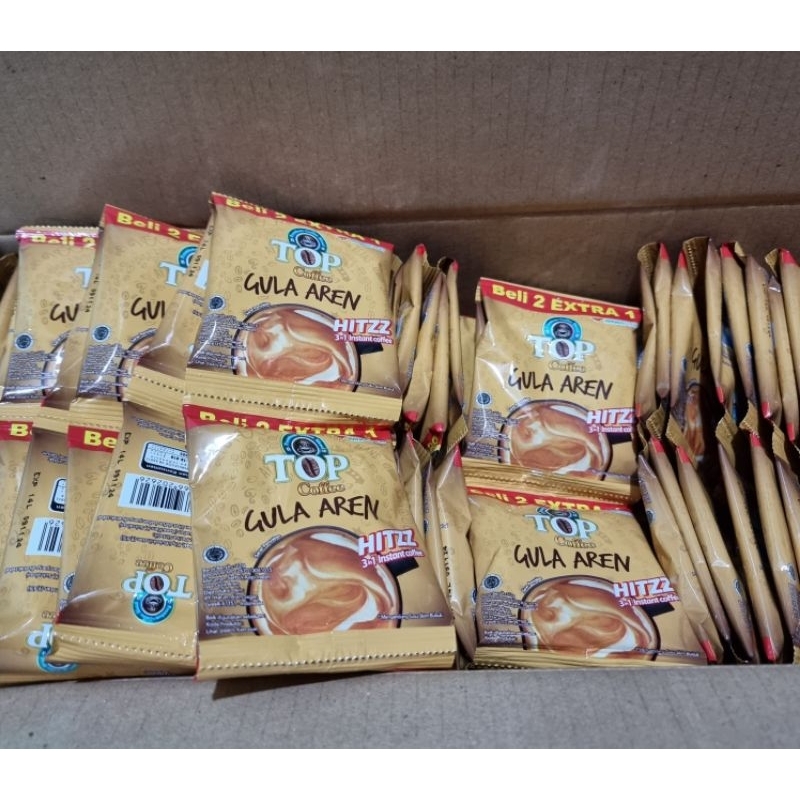 Jual TOP Coffee Gula Aren 3in1 Instant Coffee Sachet 22g (1 renceng isi ...