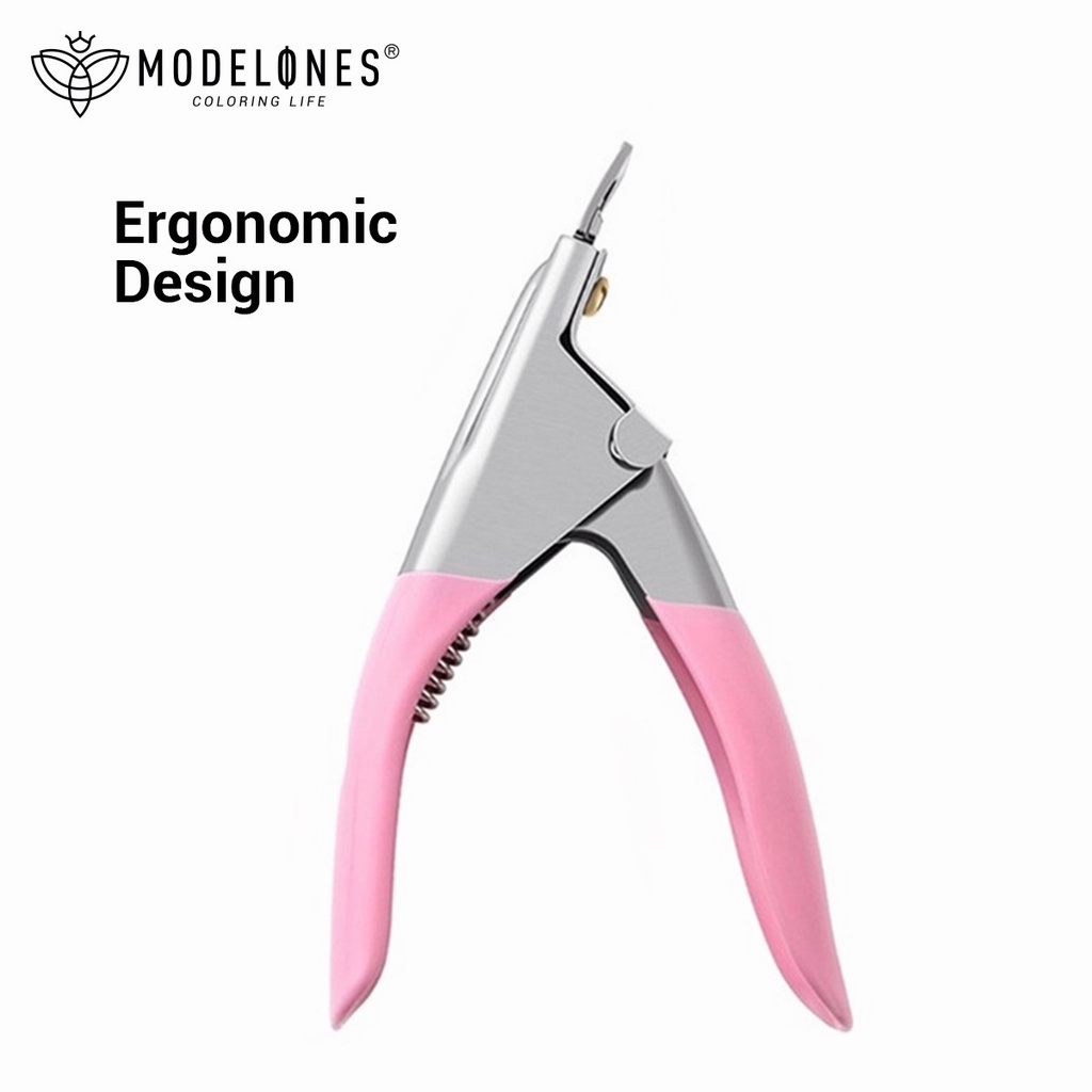 Jual Modelones Nail Edge Cutter Acrylic False Clipper Scissors Tool
