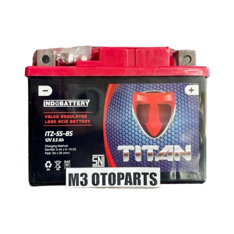 Jual Aki Motor Kering Supra X 125, Beat, Vario, Mio J, Vixion, Spin