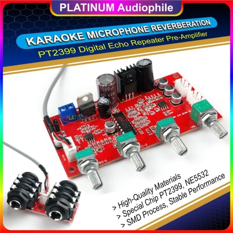 Jual PT2399 Karaoke MIC Microphone Reverberation Modul Digital Echo ...