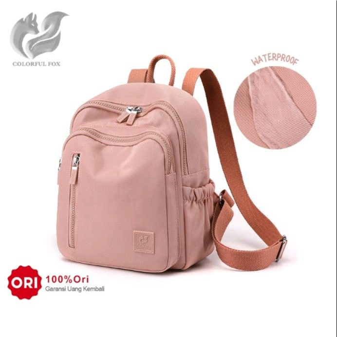 Jual BACKPACK COLORFUL FOX ORIGINAL TAS RANSEL FASHION TRENDI WANITA ...