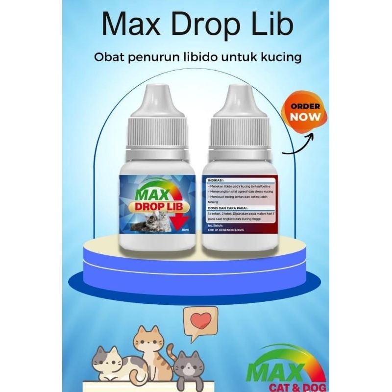 Jual MAX DROP LIB CAT 10 ML | Shopee Indonesia