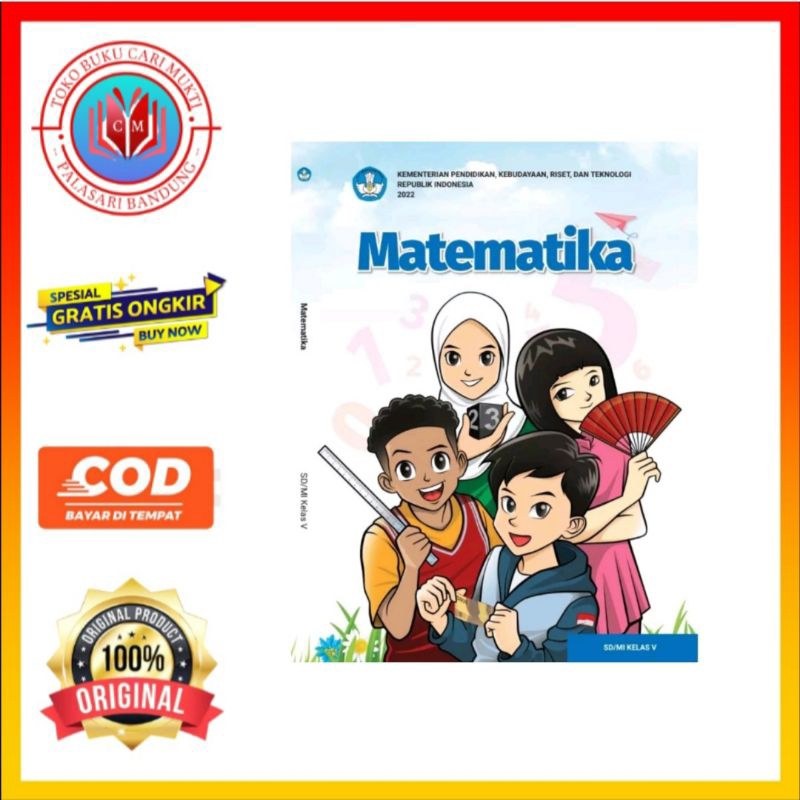 Jual BUKU MATEMATIKA UNTUK SD/MI KELAS 5 KURIKULUM MERDEKA KEMENDIKBUD ...