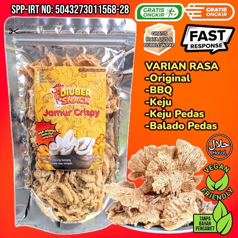 Jual Jamur Crispy Diuber Shopee Indonesia