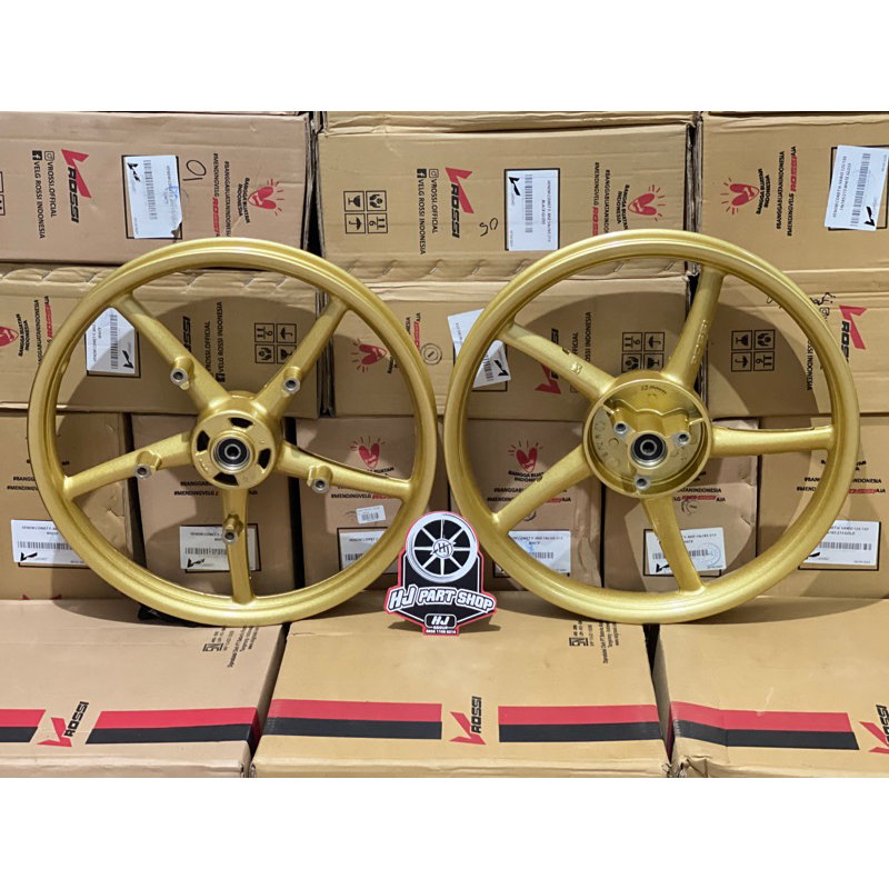 Jual Velg Rc Vrossi Sanca Satria Fu Warna Gold White Dan Black Cod Velg