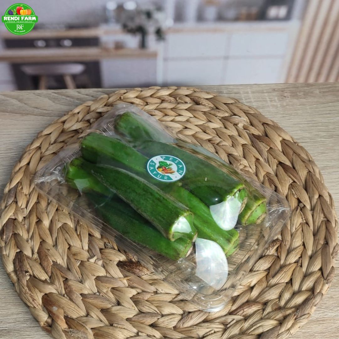 Jual Sayur Segar Okra Hijau Okra Merah Gr Murah Segar Shopee