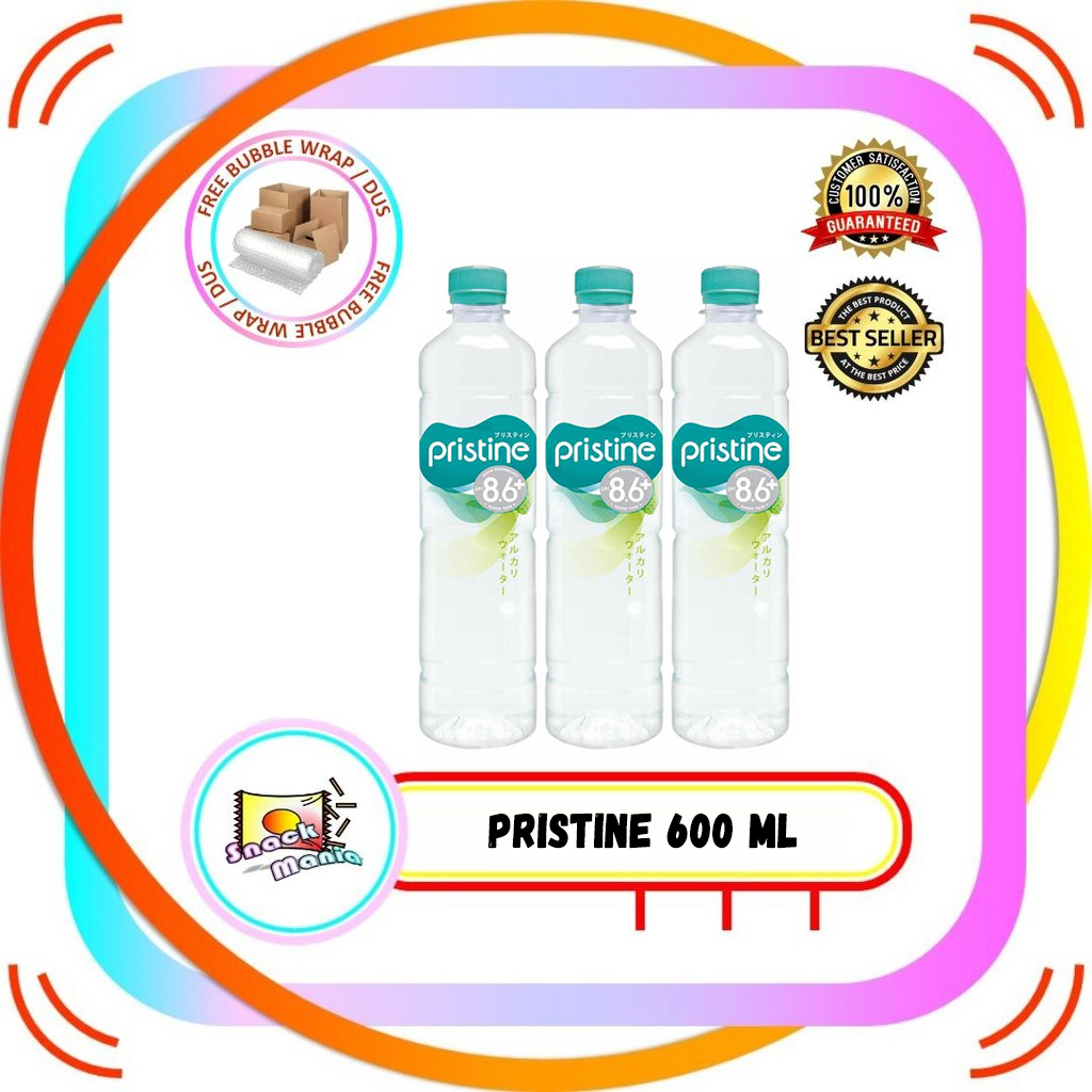 Jual Pristine 8 Water 600 Ml X 1 Botol Air Mineral Air Alkali Shopee Indonesia 7782