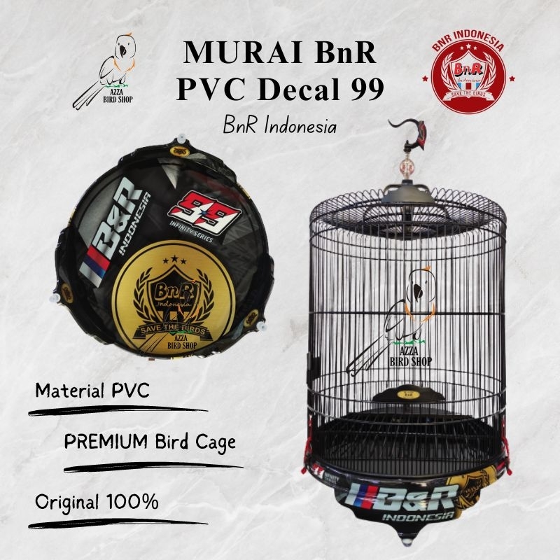 Jual Sangkar Kandang Murai BnR PVC Decal B&R 99 Infinity Series ...