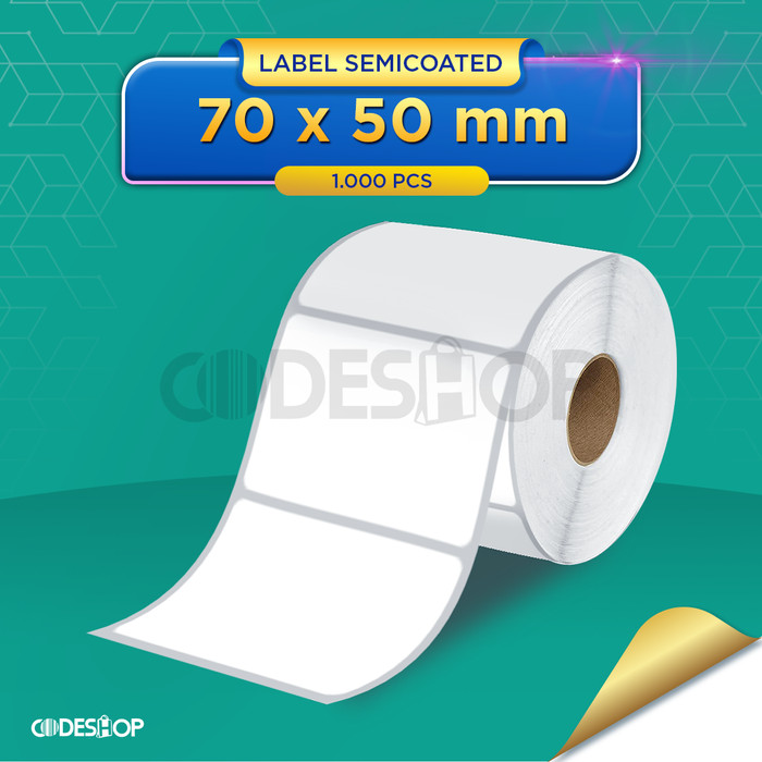 Jual Label Barcode X Mm Line Stiker Label Semicoated Shopee Indonesia