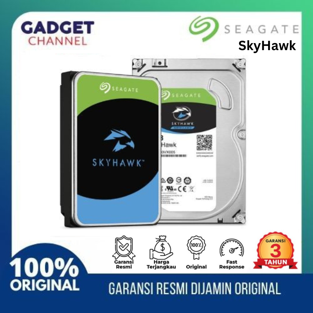 Jual Seagate Skyhawk Harddisk 2tb6tb8tb Surveillance Cctv Garansi Resmi 3 Tahun Shopee 7895