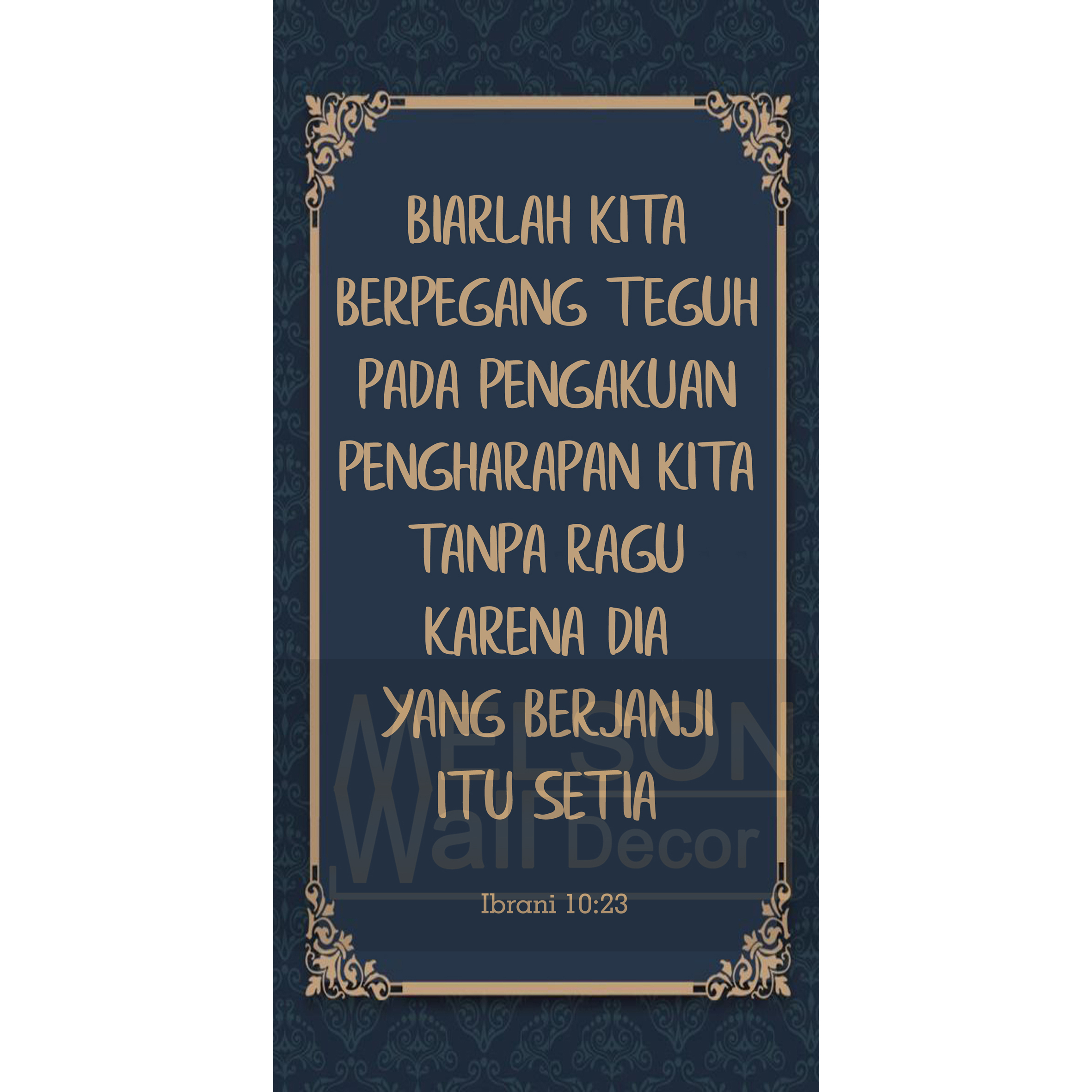 Jual 104/20x40cm/Hiasandinding/bible/walldecor/dekorasi/kristen ...