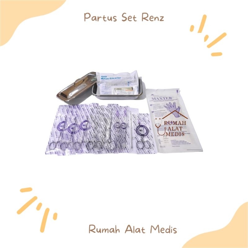 Jual Alat Medis Partus Set RENZ 15 Item Partusset Partus Set Alat ...