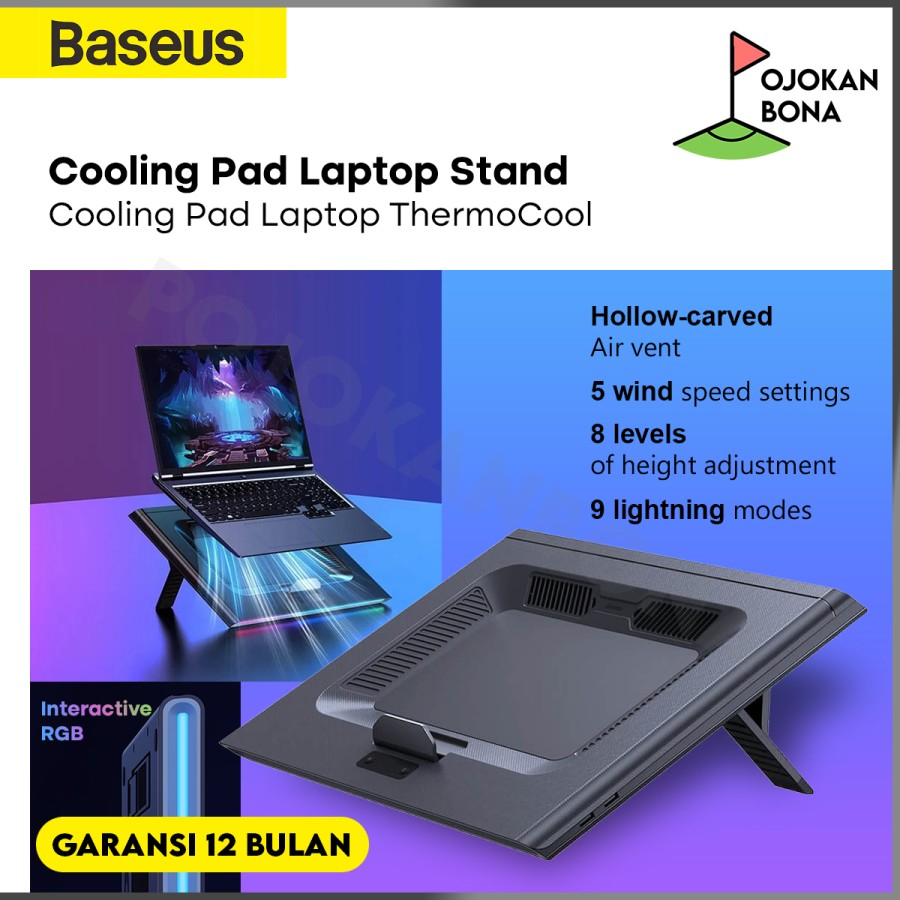 Jual Baseus Cooling Pad Laptop ThermoCool Heat-Dissipating Laptop Stand ...