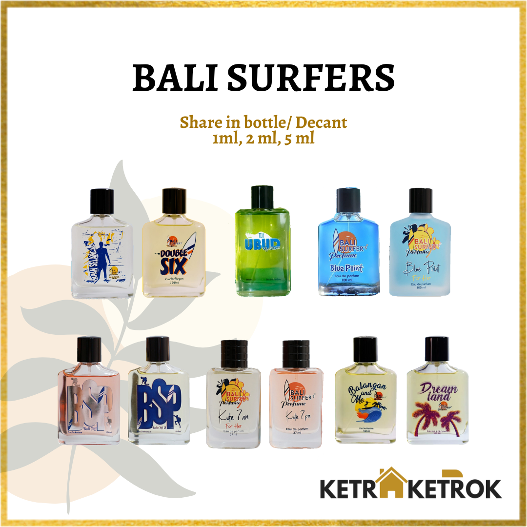 Jual DECANT SHARE Parfum Perfume Bali Surfers Surfer's Papan Selancar