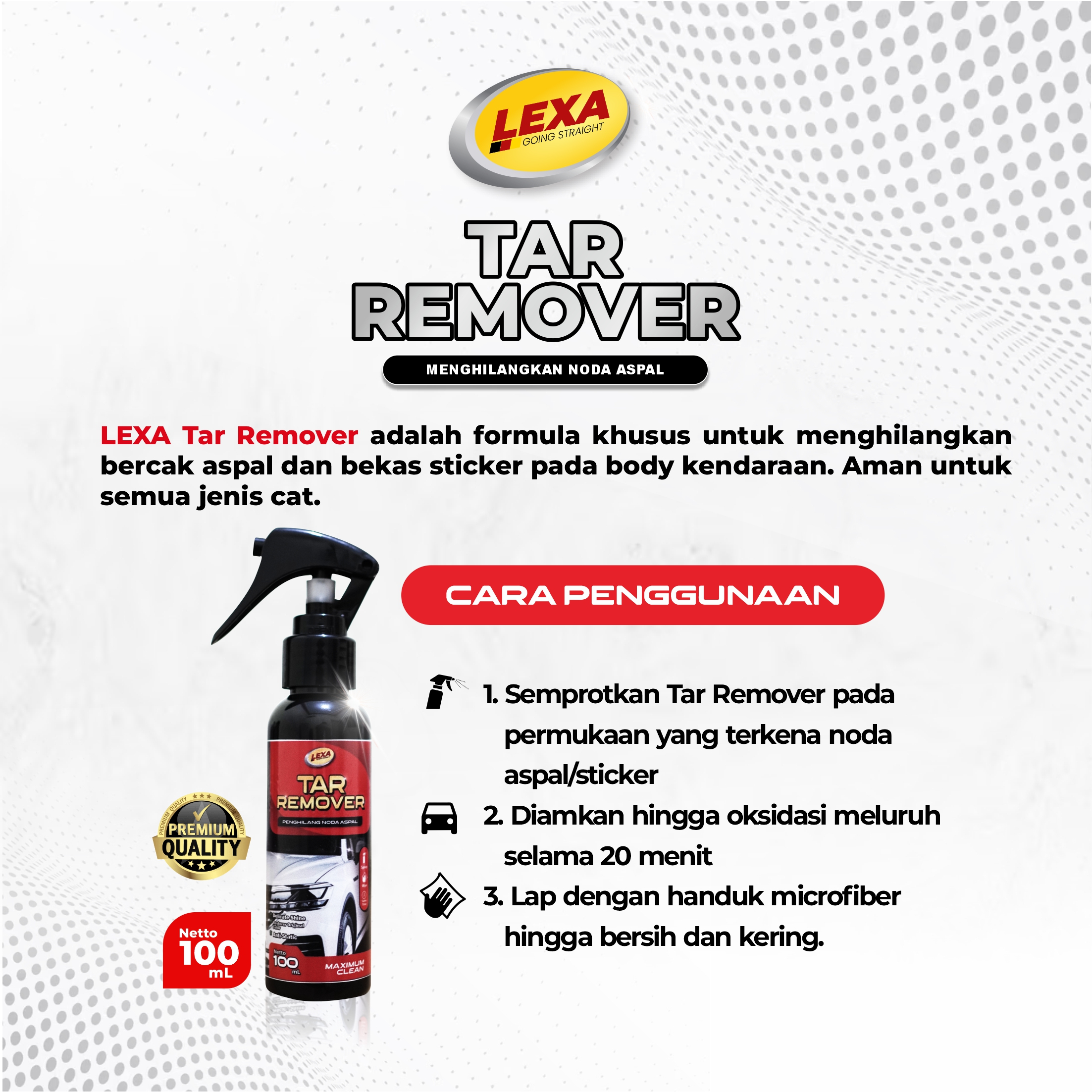Jual Pembersih Stiker Sticker Tar Bekas Lem Bug Remover Spray Aspal ...