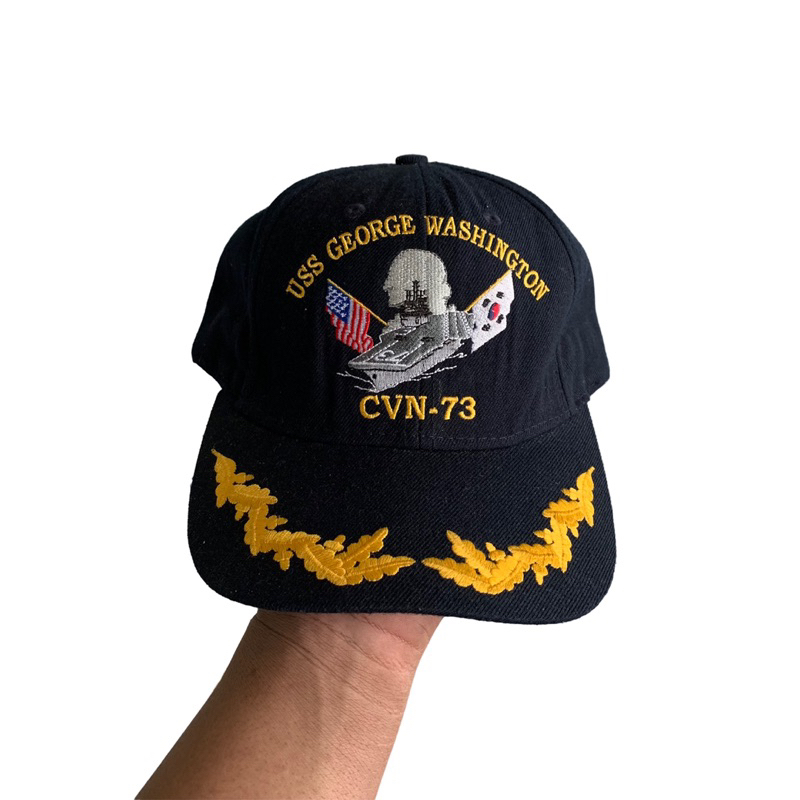 Jual Topi Padi Vintage USS George Washington Military Caps | Shopee ...
