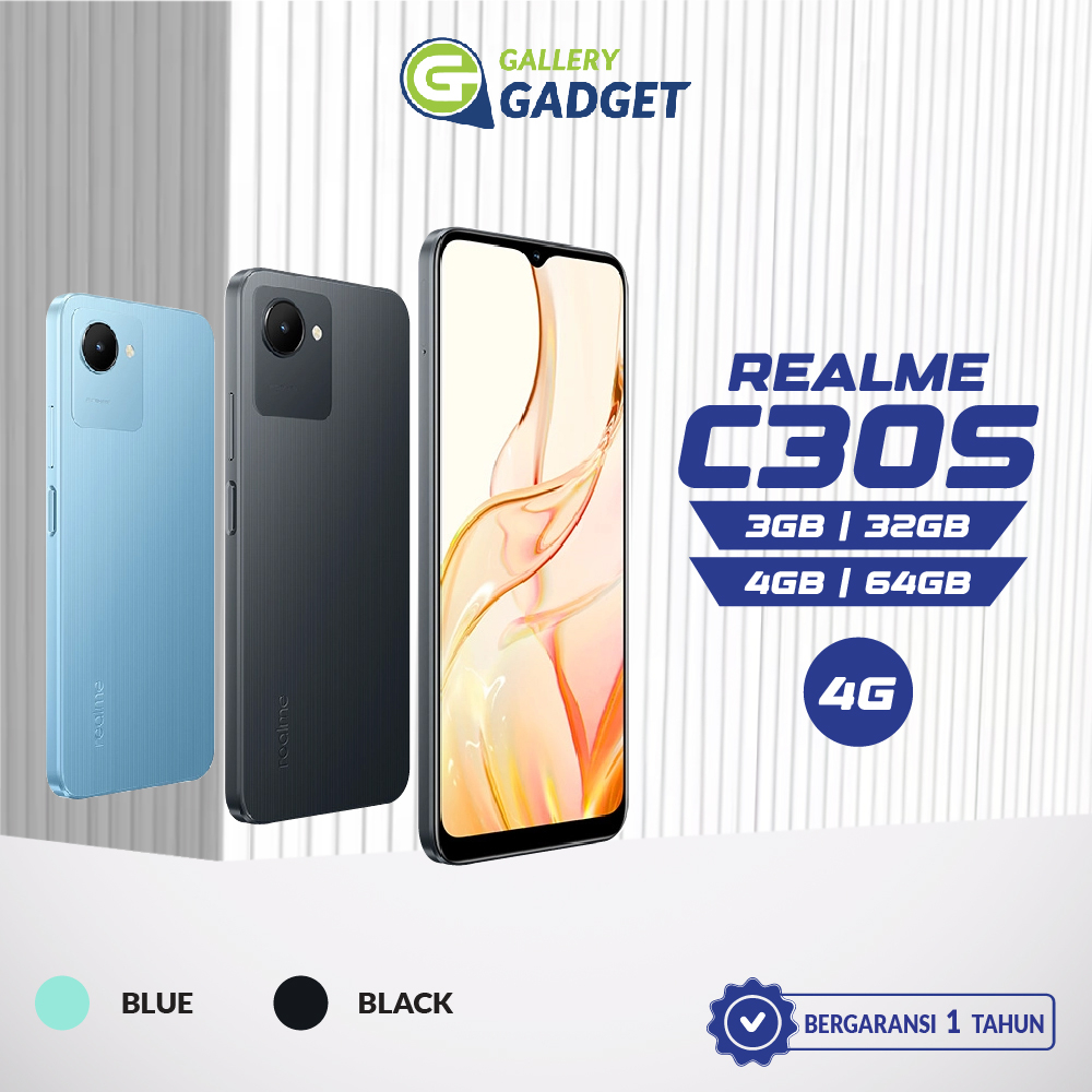 Jual Realme C30s 3/32 4/64 GB RAM 3 4 ROM 32 64 3GB 4GB 32GB 64GB HP ...