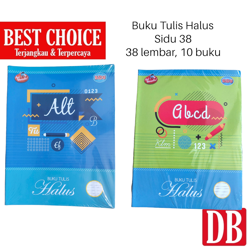 Jual Buku Tulis Halus Garis Tiga Sidu Vision Lembar Pcs