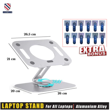 Lanwain London Adjustable Laptop Stand Tablet Stand Meja Laptop Aksesoris Laptop