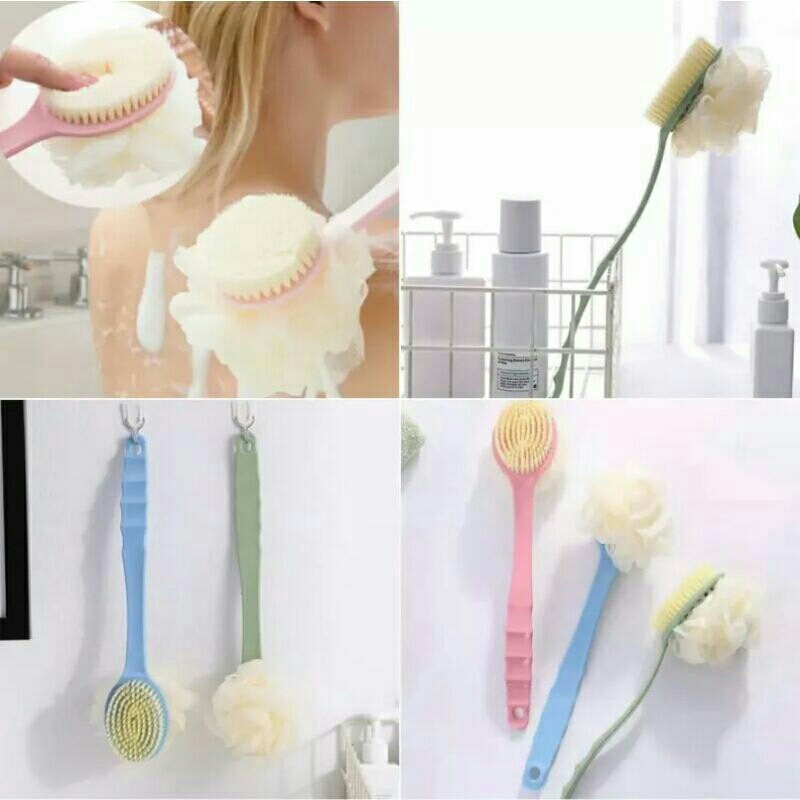 Jual Sikat Punggung Shower Puff Mandi 2in1 | Shopee Indonesia