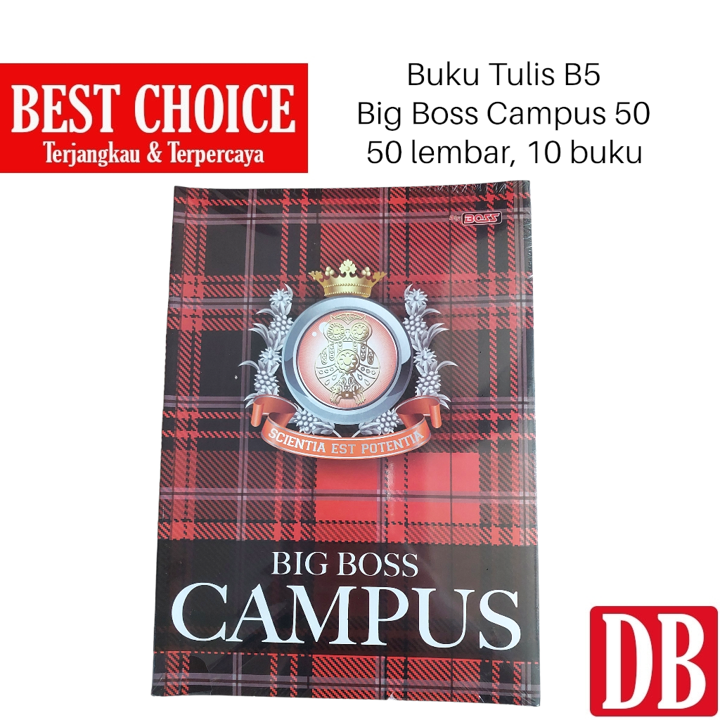 Jual Buku Tulis B5 Big Boss APP/SIDU/CAMPUS 50 Lembar (10 Pcs) | Shopee ...